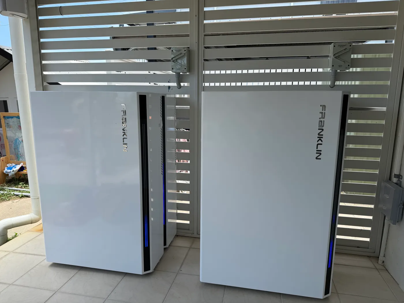 Two FranklinWH whole-home batteries installed by On Point Solar in Townsville
